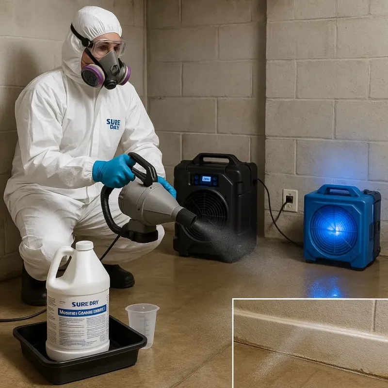 Sanitization and Odor Removal process in Fair Oaks Ranch, TX